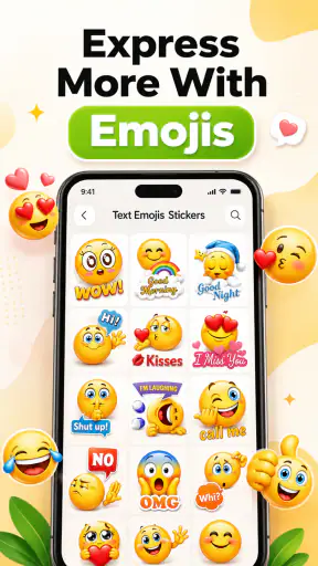 Stickers & Emoji for WhatsApp screenshot