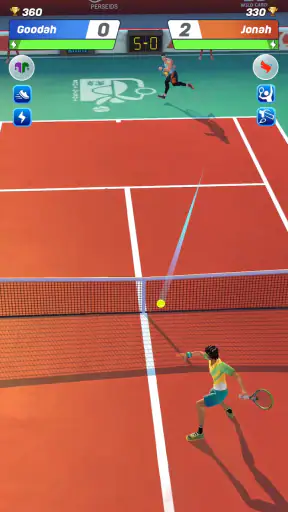 Tennis Clash: لعبة بعدة لاعبين screenshot