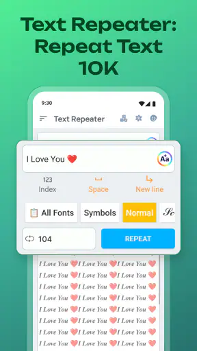 Text Repeater: Repeat Text 10K screenshot