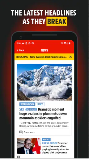 The Sun Mobile - Daily News screenshot