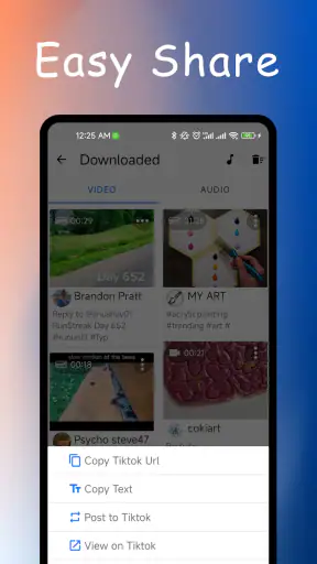 TikSaver: مزيل العلامة المائية screenshot
