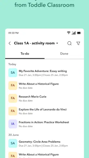 Toddle Student screenshot
