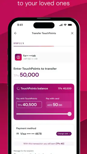 TouchPoints App screenshot