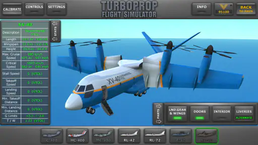 Turboprop Flight Simulator screenshot