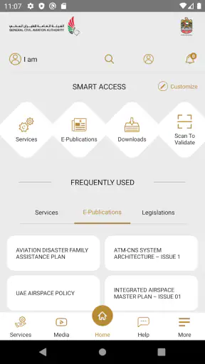 UAE GCAA screenshot