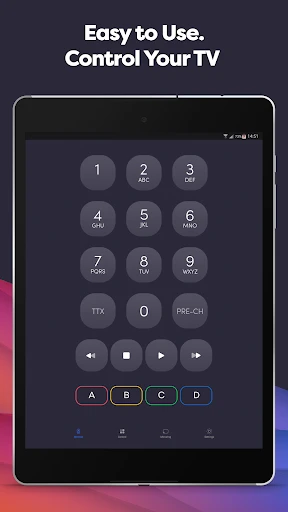 Universal TV Remote Control screenshot
