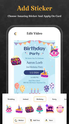 Video Invitation Card Maker screenshot