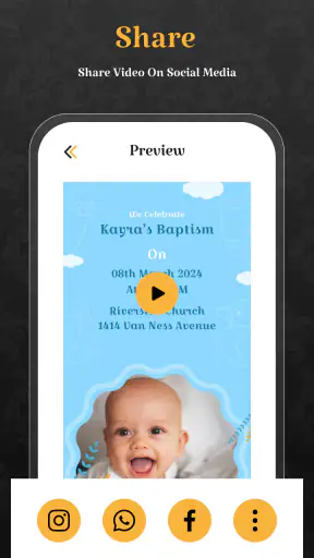 Video Invitation Card Maker screenshot