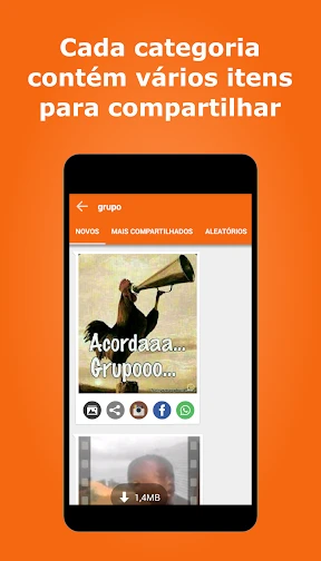 Vídeos e imagens para whatsapp screenshot