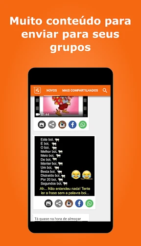 Vídeos e imagens para whatsapp screenshot