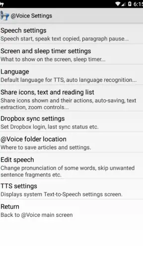 @Voice Aloud Reader (TTS قارئ) screenshot