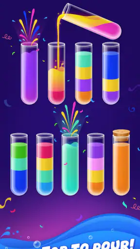 Water Sort - بازی فکری screenshot