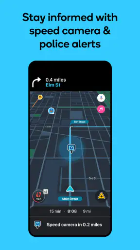 Waze: خرائط وحركة مرور وأكثر screenshot