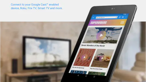Web Video Cast | تصفح بالتلفاز screenshot