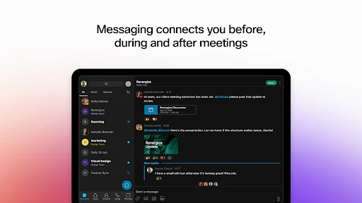 Webex screenshot