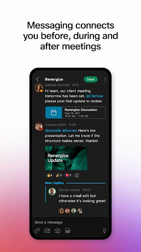 Webex screenshot