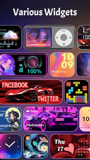 WidgetKit-ثيمات وأيقونات OS18 screenshot