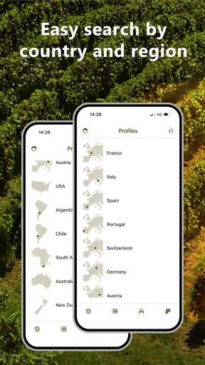 Wine Profiles & Vine Varieties screenshot