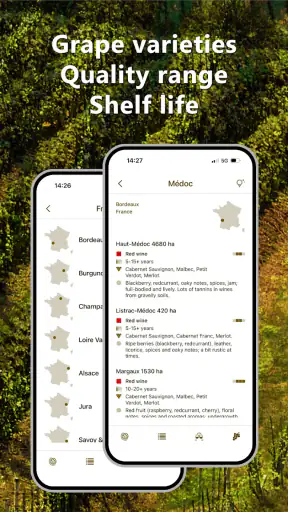 Wine Profiles & Vine Varieties screenshot