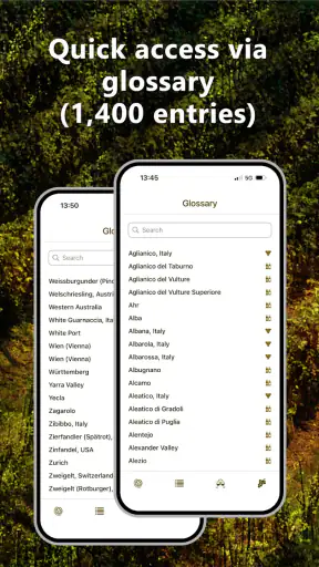 Wine Profiles & Vine Varieties screenshot