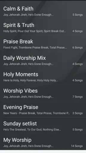 Worship Backing Tracks screenshot