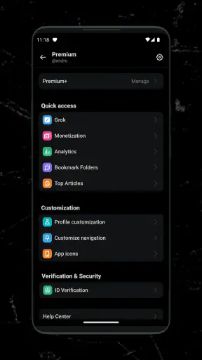 X - التويتر screenshot