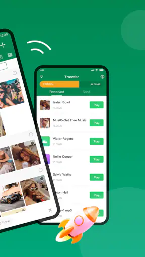 Xender - مشاركة نقل الموسيقى screenshot