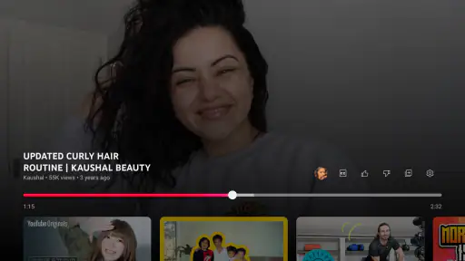YouTube for Android TV screenshot
