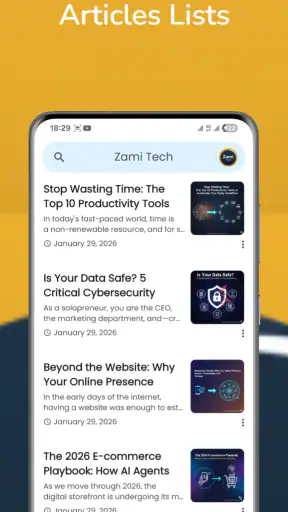 Zami Tech screenshot