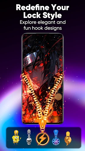 Zipper Lock Screen & Wallpaper screenshot