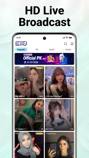 ZODO: Live Stream, Chat, Party screenshot