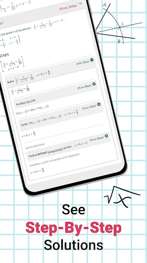 آلة حاسبة خطوة بخطوة Symbolab screenshot