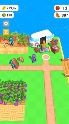 أرض المزرعة - لعبة الزراعة screenshot