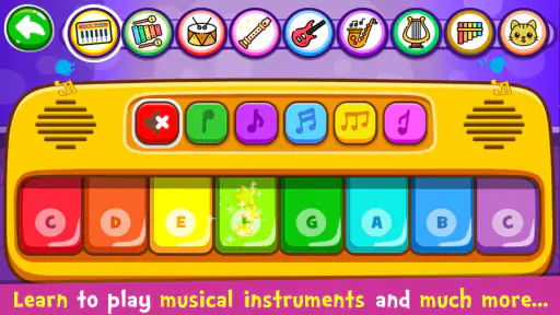 أطفال البيانوالموسيقى والأغاني screenshot