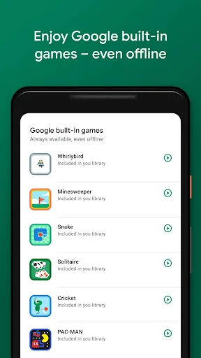 ألعاب Google Play screenshot