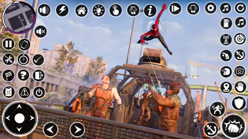 ألعاب العنكبوت الأسود الخارق screenshot