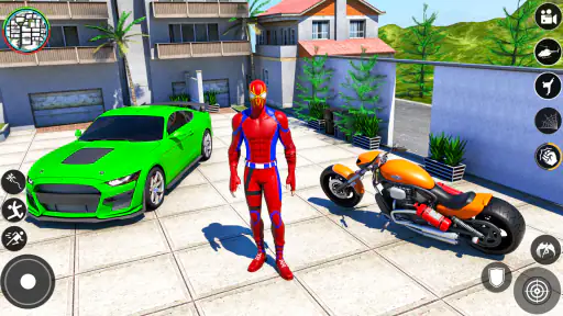 ألعاب خارقة- تحلق حبل العنكبوت screenshot