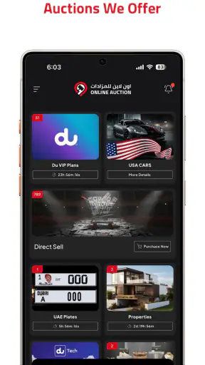 أون لاين للمزادات screenshot