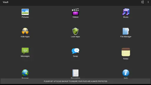إخفاء الصور والفيديوهات screenshot