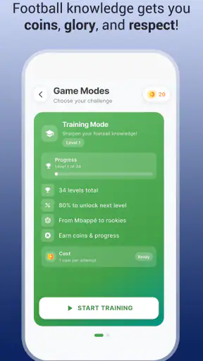 اختبار كرة القدم - حزر الاسم screenshot