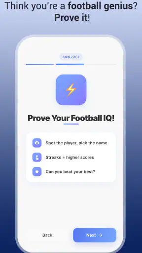 اختبار كرة القدم - حزر الاسم screenshot