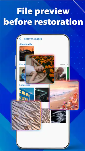 استرجاع الصور المحذوفه & ملف screenshot