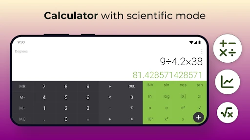 الآلة الحاسبة screenshot