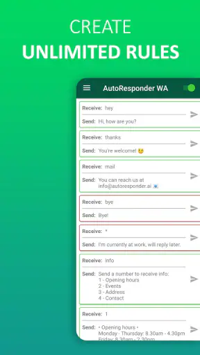 الرد التلقائي لـ WA screenshot