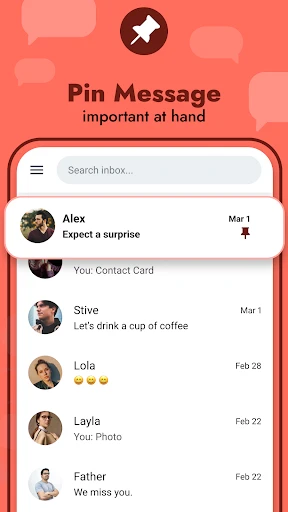 الرسائل النصية - مراسلات screenshot