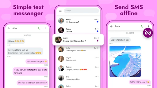 الرسائل النصية - مراسلات screenshot