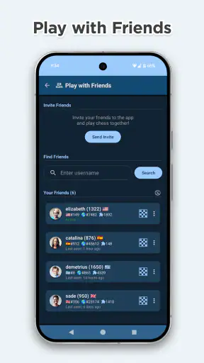 الشطرنج اون لاين و اوف لاين screenshot