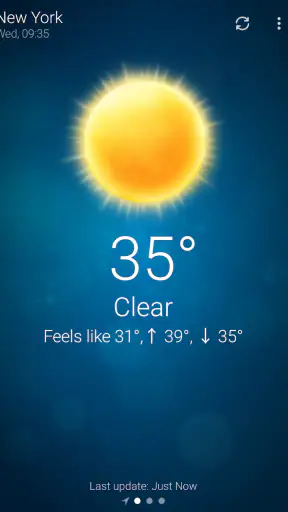 "الطقس" - Weather screenshot