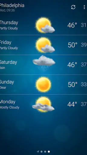"الطقس" - Weather screenshot
