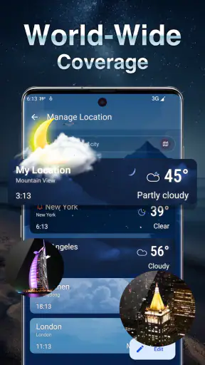 الطقس المباشر: توقعات الطقس screenshot